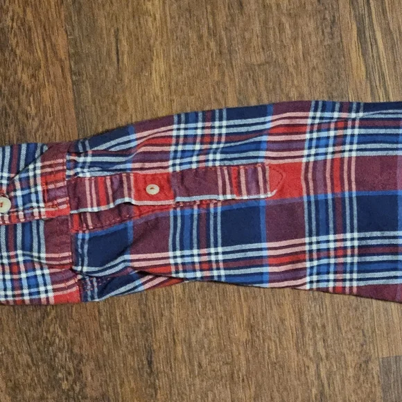 NAUTICA mens thin flannel long-sleeve Shirt SIZE LARGE MULTICOLOR LL30 - Picture 11 of 16